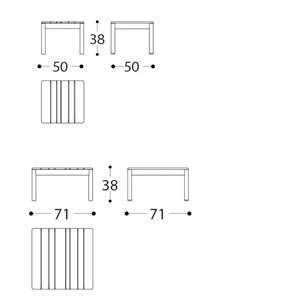 Mesa auxiliar Barcode Varaschin