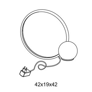 Lámpara Sobremesa Circle Bontempi
