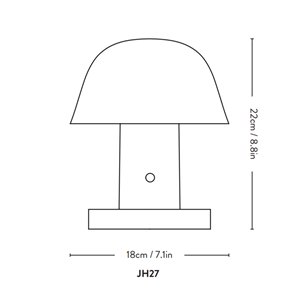 Lámpara sobremesa Setago &Tradition