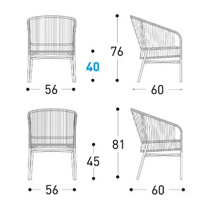 Butaca Cricket Varaschin