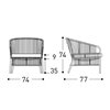 Sillón lounge Cricket Varaschin
