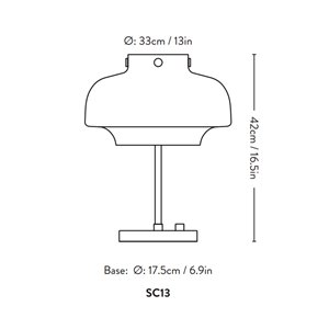 Lámpara sobremesa Copenhagen &Tradition