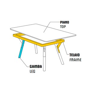 Mesa Link rectangular Varaschin