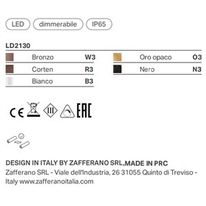 Lámpara sobremesa Swap Zafferano