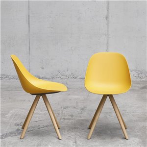 Silla Mate Spin wood Enea