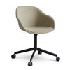 Silla Lore confident tapizada ruedas Enea