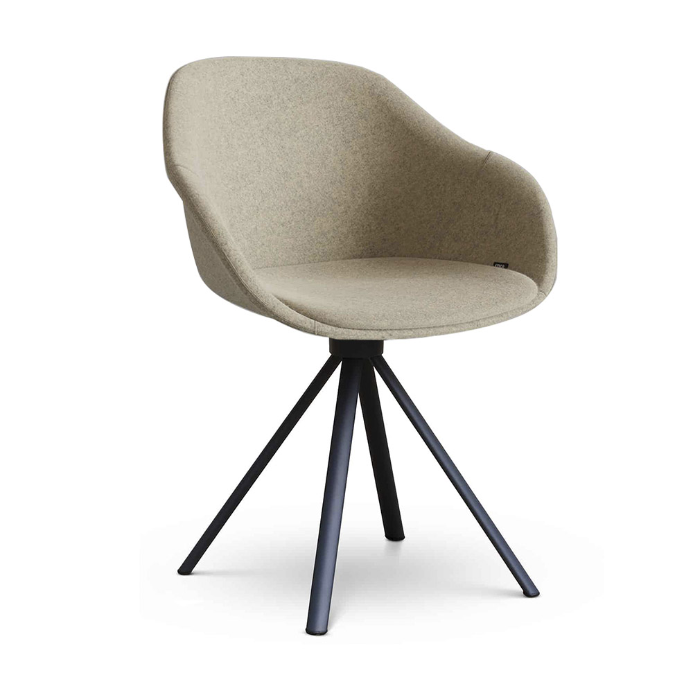 Silla Lore Spin tapizada Enea