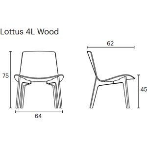 Butaca Lottus Wood tapizada Enea