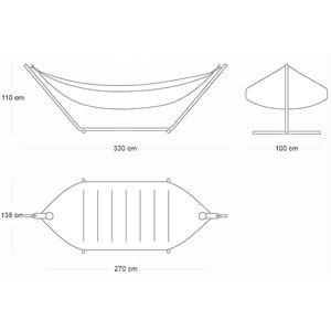 Hamaca Headdemock Superb Fatboy