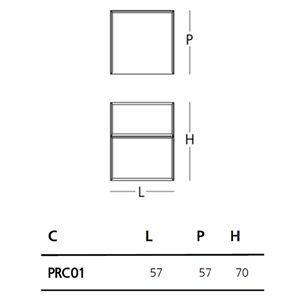 Butaca Prism Glas Italia