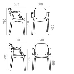 Sillón Solo tapizado Andreu World