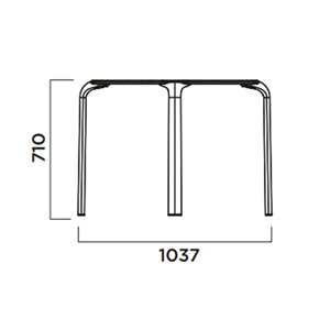 Mesa cuadrada Drop Infiniti