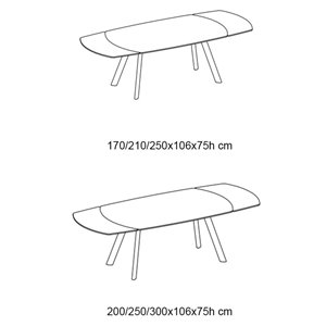 Mesa Brooklyn Redondeada Extensible Ingenia