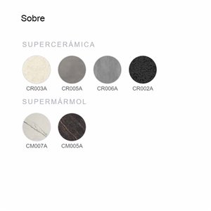 Mesa Dom Extensible Cerámica/Mármol Ingenia