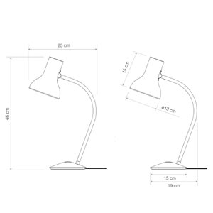 Lámpara sobremesa Type 75 Mini Anglepoise