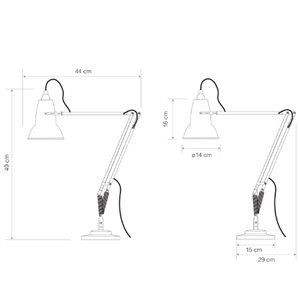 Lámpara escritorio Original 1227 Brass Anglepoise