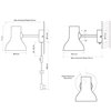 Lámpara de pared Type 75 Mini Metallic Anglepoise
