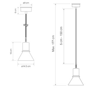 Lámparas de techo Type 80 Anglepoise