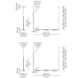 Lámpara suspensión Aro T-3541 Estiluz
