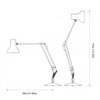 Lámpara de pie Type 75 Giant Paul Smith Anglepoise