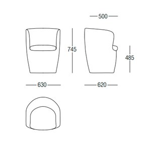 Butaca Surface MisuraEmme