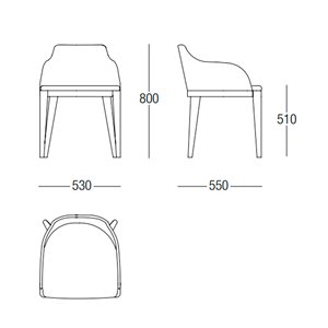 Sillón Cleò MisuraEmme