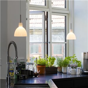 Lámpara Toldbod 155/220 Glass Suspendida Louis Poulsen