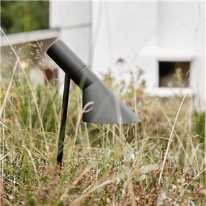 Lámpara pie AJ Bolardo jardín Louis Poulsen