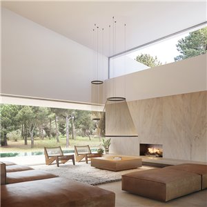 Lámpara suspensión Array cónica Vibia 