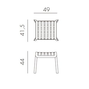 Taburete Folio Poggio Nardi