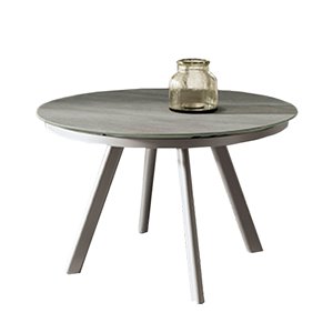 Mesa Brooklyn Redonda Madera/Mármol Ingenia