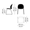 Silla N02 trineo Fritz Hansen