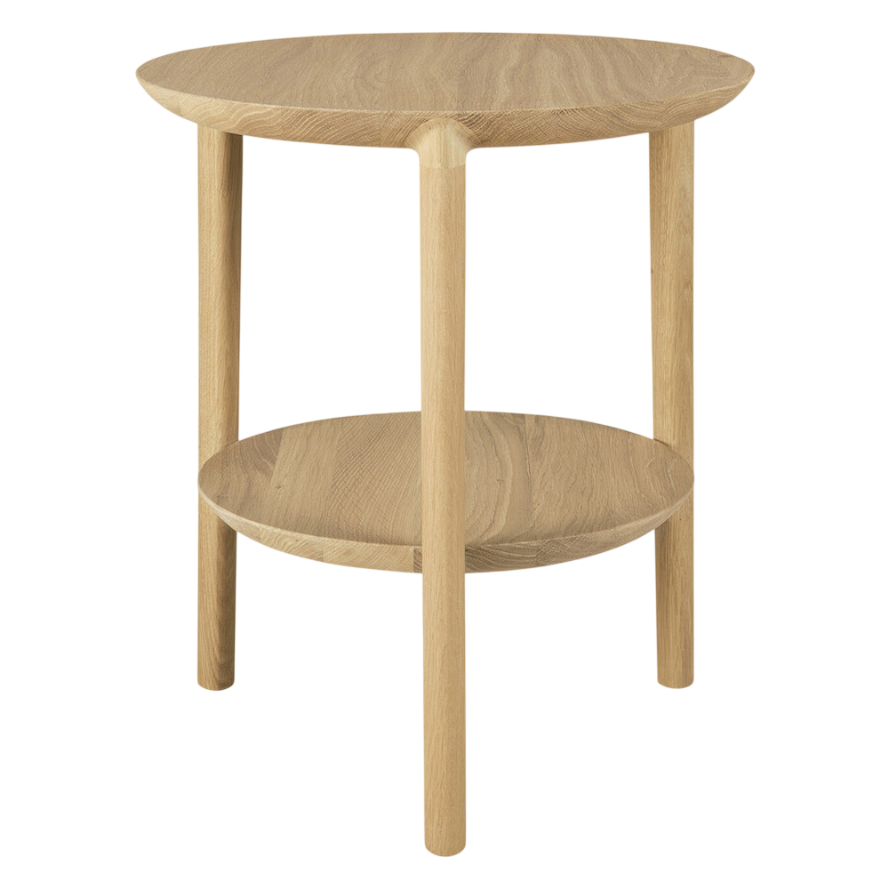 Mesa auxiliar Bok - Roble aceitado