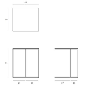 Mesa Auxiliar Triptic Ethnicraft
