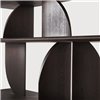 Consola Geometric - Teca marrón oscuro