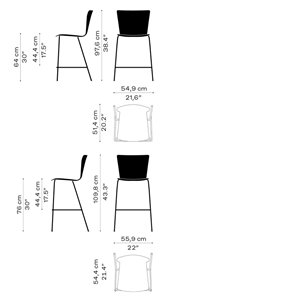 Taburete Vico Duo Fritz Hansen