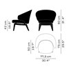 Sillón Let madera Fritz Hansen