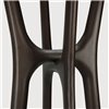 PI coat stand - Caoba barnizada marrón oscuro