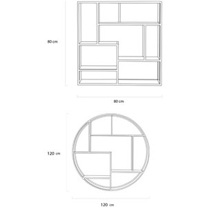 Estantería pared Tuareg Joenfa Nature