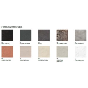 Mesa rectangular Boston Skyline