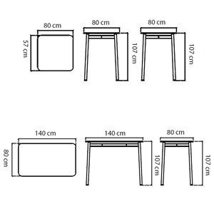Mesa alta Boston Skyline