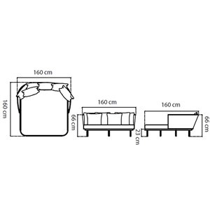 Daybed Boston Skyline