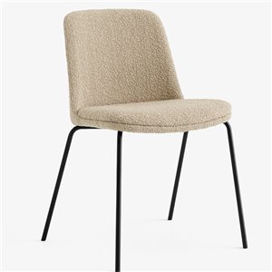 Silla Rely tapizada apilable &Tradition