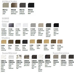 Mesa Bach rectangular Bontempi