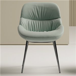 Silla Amelie acero Bontempi