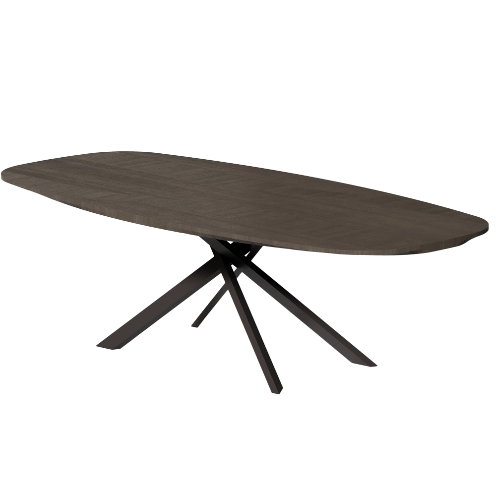 Mesa 4x4 Fija ovalada Ozzio Design