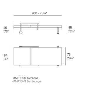 Tumbona Hamptons Vondom