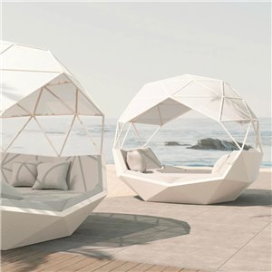 Cama Daybed Iglú con parasol Vondom