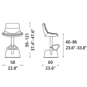 Taburete Noa Ozzio Design