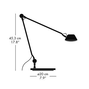 Lámpara sobremesa AQ01 Fritz Hansen